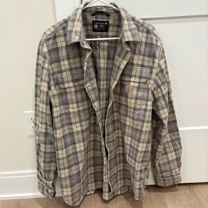 Men’s Carhartt 100% Cotton Thicker Flannel Size Large